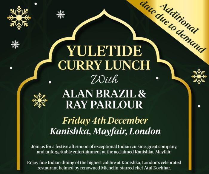 Yuletide Curry Lunch 4th December